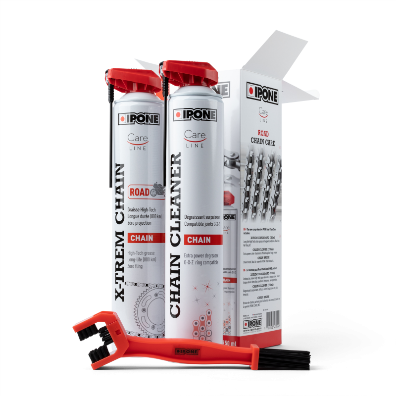 Kit complet intretinere lant motorcycle IPONE - ROAD CHAIN PACK